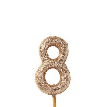 特価◎GREENHOUSE/グリッターナンバーピック M 8/5545-B-8