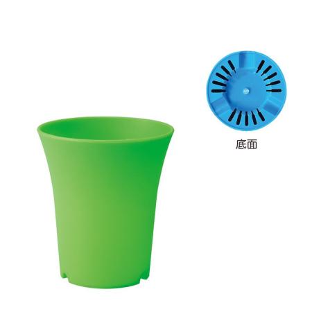 特価◎GREENHOUSE/ネオンカラープラポット L グリーン/5616-A-GR