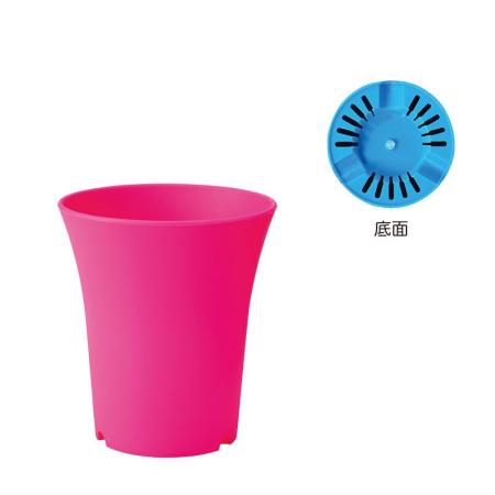 特価◎GREENHOUSE/ネオンカラープラポット L ピンク/5616-A-PK