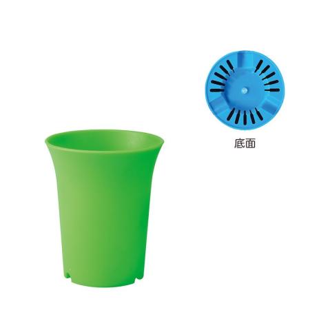 特価◎GREENHOUSE/ネオンカラープラポット M グリーン/5616-B-GR