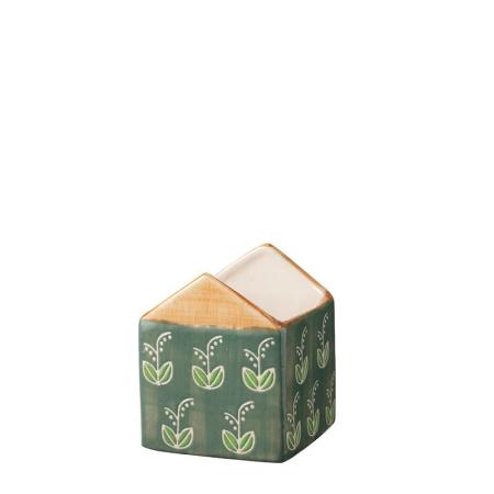 特価◎GREENHOUSE/チェリッシュハウスポットM グリーン/5584-A-GR