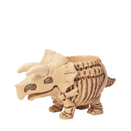 GREENHOUSE/リトルレジンポット 化石トリケラトプス/5634