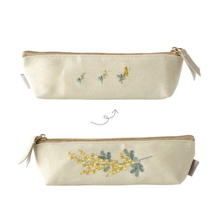 ito&/刺繍ペンケース ミモザ/IT010-3