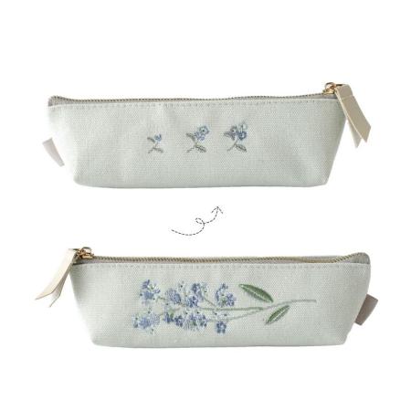 特価◎ito&/刺繍ペンケース ワスレナグサ/IT010-4