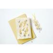 特価◎ito&/刺繍ブックカバー ミモザ/IT011-1
