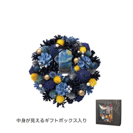 GREENHOUSE/アートピースリース M ゴッホ「星月夜」/5646-B