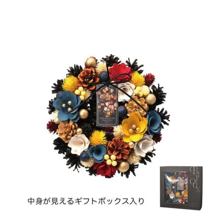 GREENHOUSE/アートピースリース M ブリューゲル「陶製の花瓶に生けられた小さな花束」/5650-B
