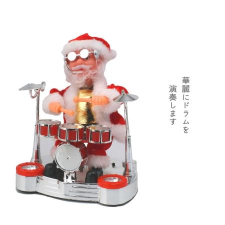 GREENHOUSE/CMダンシングサンタ ドラム 単三電池x3本使用(別売)/CM1753