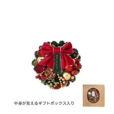 特価◎GREENHOUSE/CMナチュラルリースSS クリスマスマーケット/CM1762-D