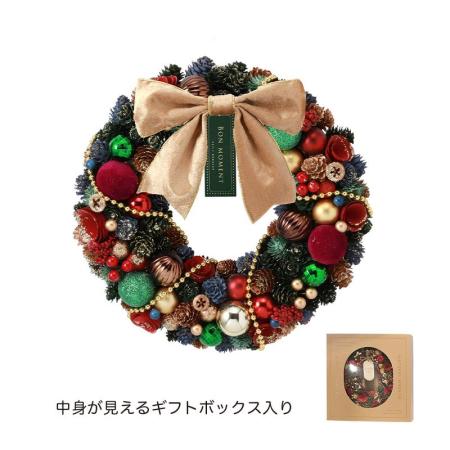 特価◎GREENHOUSE/CMナチュラルリースL クリスマスミュージカル/CM1763-A