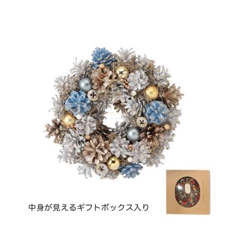 GREENHOUSE/CMナチュラルリースM アクアスパークル/CM1780-B
