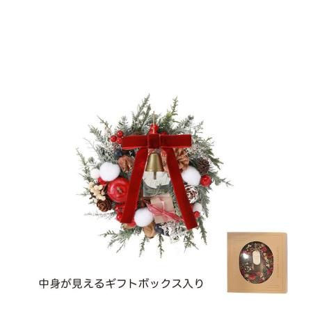 特価◎GREENHOUSE/CMナチュラルリースSS 森のクリスマスプレゼント/CM1788-D
