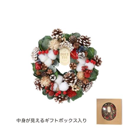 特価◎GREENHOUSE/CMナチュラルリースM おとぎの国のクリスマス/CM1789-B