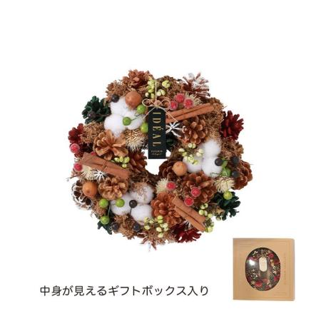 特価◎GREENHOUSE/CMナチュラルリースM ホリデークッキー/CM1794-B