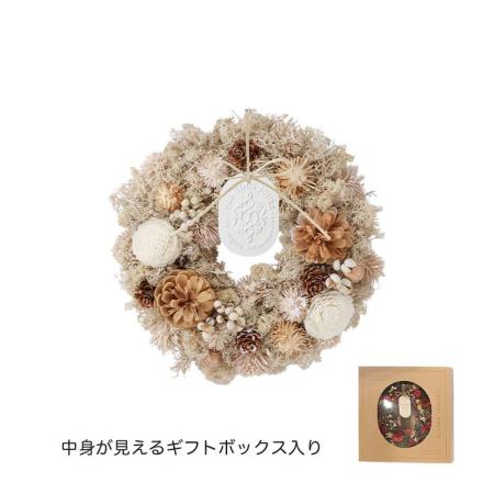 特価◎GREENHOUSE/CMナチュラルリースM ウィンターハース/CM1802-B