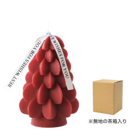 特価◎GREENHOUSE/CMキャンドル ジオメトリックツリー レッド/CM1812-RD