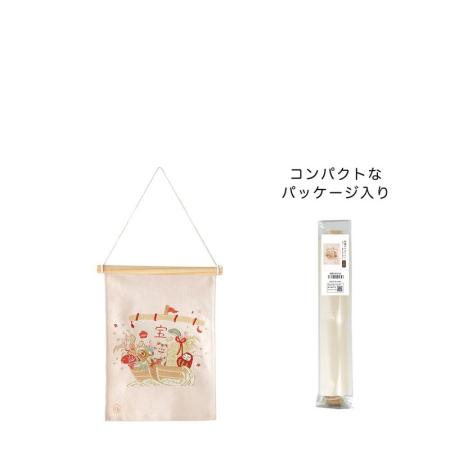 GREENHOUSE/NY刺繍ミニタペストリー 宝船/NY611