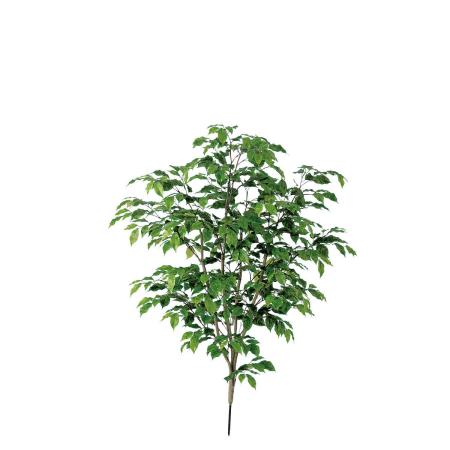 【直送】【造花】東花/Stylish Green ベンジャミナスプラッシュ ブランチ L/91698 ※返品・代引・キャンセル不可
