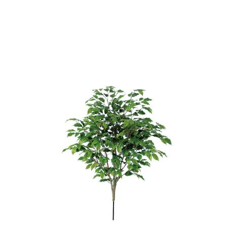 【直送】【造花】東花/Stylish Green ベンジャミナスプラッシュ ブランチ S/91699 ※返品・代引・キャンセル不可