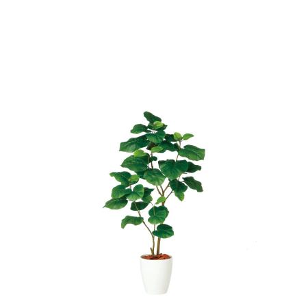 【直送】【人工観葉植物】東花/Stylish Green ウンベラータ2本立 FST/98920 ※返品・代引・キャンセル不可