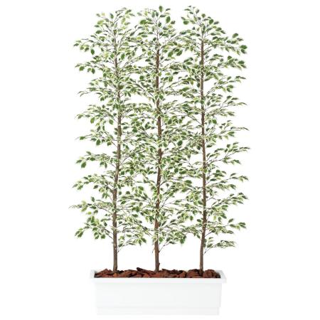 特価◎【直送】【人工観葉植物】東花/Stylish Green ベンジャミナスターライトパーテーション/91613 ※返品・キャンセル不可