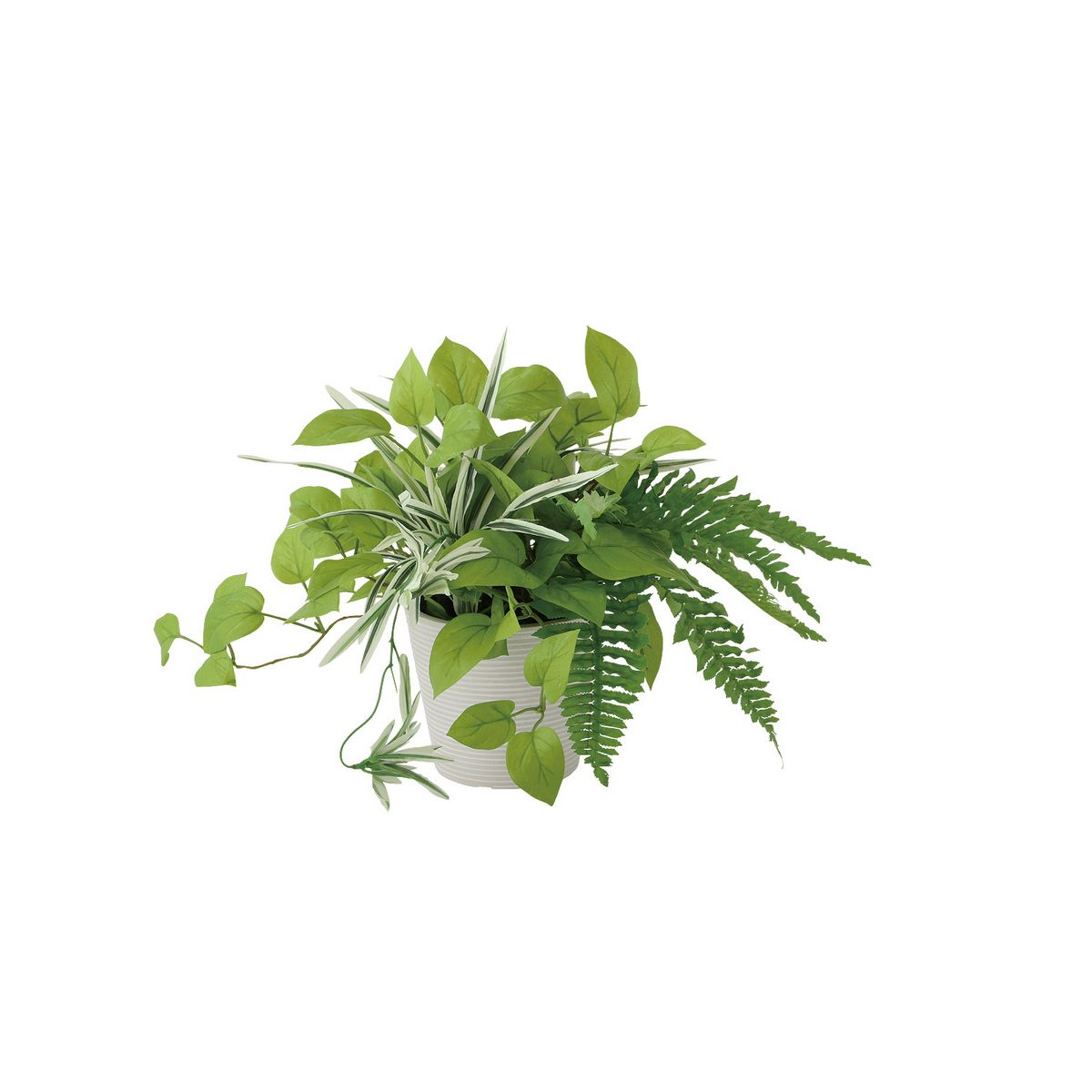 特価◎【直送】【人工観葉植物】東花/Stylish Green ライムポトスMIX