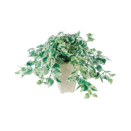 【人工観葉植物】東花/Stylish Green ミニマーブルポトス/91467