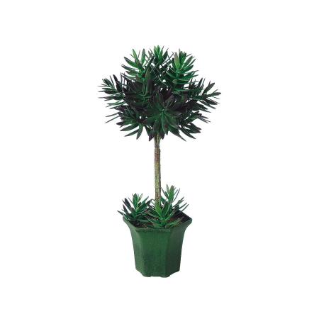 【人工観葉植物】東花/Stylish Green エケベリアトピアリー/91144