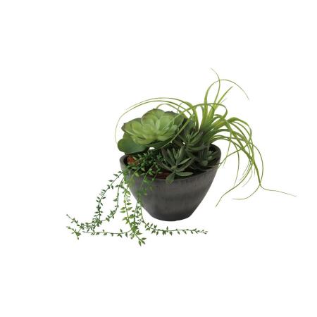【人工観葉植物】東花/Stylish Green エケベリア MIX/99515