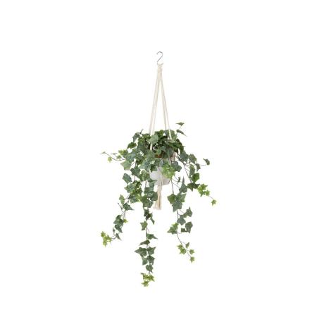 【人工観葉植物】東花/Stylish Green フロストアイビーハンギング/99536