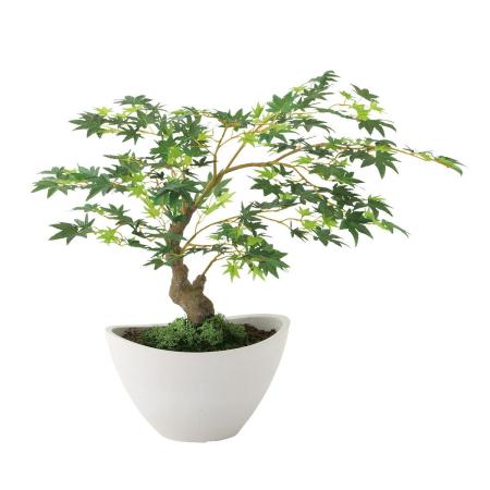 特価◎【直送】【人工観葉植物】東花/Stylish Green ヤマモミジ ボウル GREEN/99519 ※返品・代引・キャンセル不可