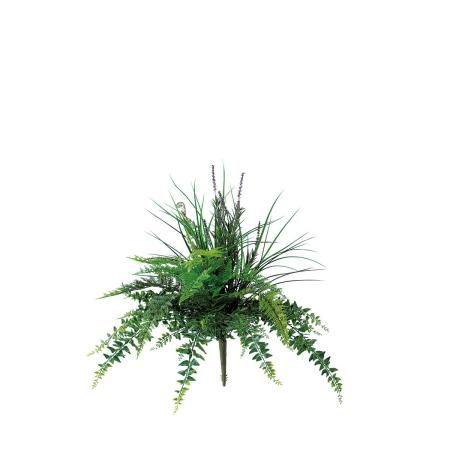 特価◎【直送】【造花】東花/Stylish Green セージMIXブッシュ/91685 ※返品・代引・キャンセル不可