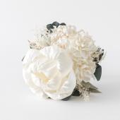 絹布花フーケ マイフラ】 通販/ポシュ5輪ブーケ ピンク アレンジメント ソープ