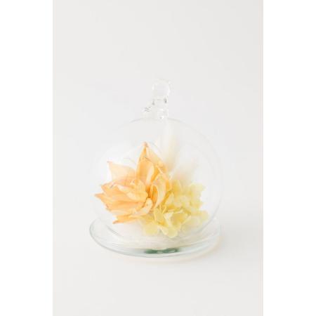 特価◎【ハンドメイドフラワー】OrangeDeco/ドーム M YE/F-3527