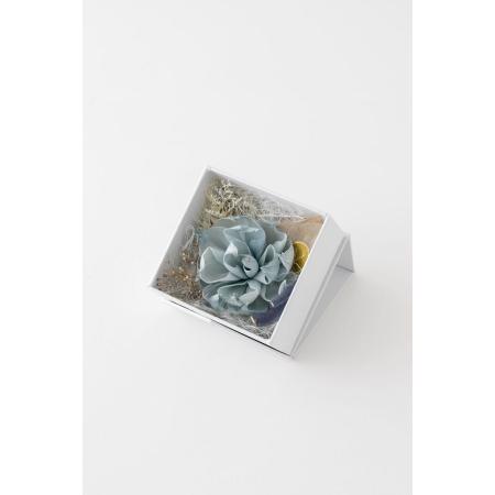 特価◎【ハンドメイドフラワー】OrangeDeco/スクエアボックス S BL/F-3510