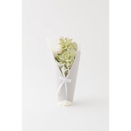 特価◎【ハンドメイドフラワー】OrangeDeco/スタンドブーケ S GR/F-3494