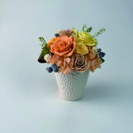 【プリザーブド】OrangeDeco/Berry M OR/KJ0F6259