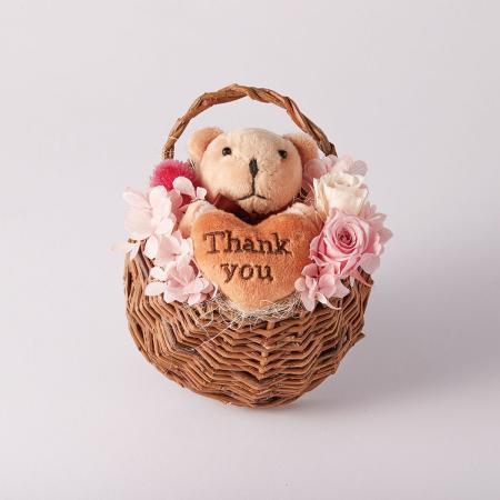 【ハンドメイドフラワー】OrangeDeco/Smile Bear PK/KJ0F3536