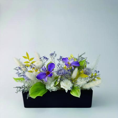 【プリザーブド】OrangeDeco/Fluffy square M PU/KJ0F6211