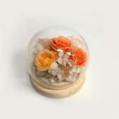 ソープフラワー】アムール・デ・フルール/グラス・ド・スフェール