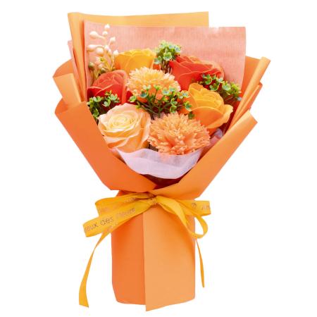 【ソープフラワー】アムール・デ・フルール/パルフェブーケ オレンジ/AM26PRO