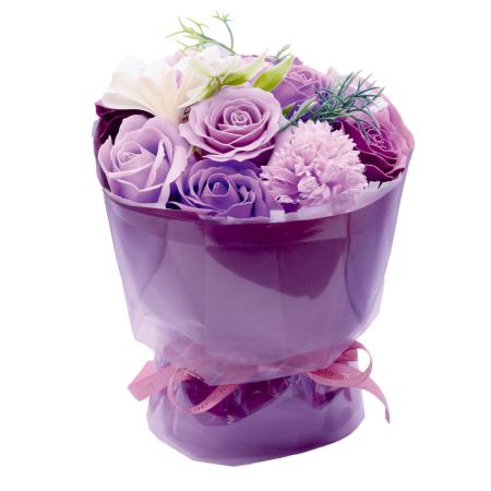 【ソープフラワー】アムール・デ・フルール/ブーケ・ド・マカロン ラベンダー/AM26MCL