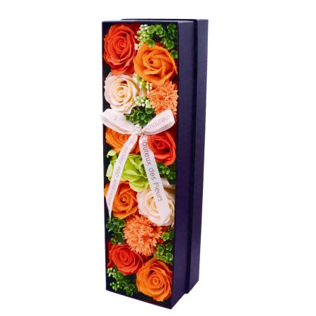 【ソープフラワー】アムール・デ・フルール/カヌレ・ロングボックス オレンジ/AM26CNO