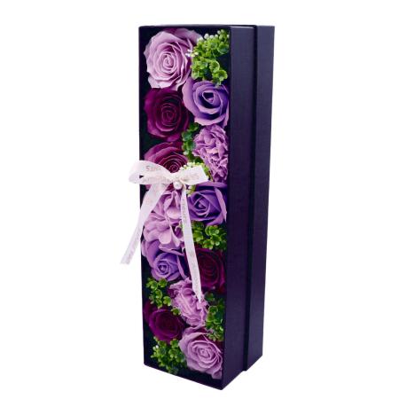 【ソープフラワー】アムール・デ・フルール/カヌレ・ロングボックス ラベンダー/AM26CNL