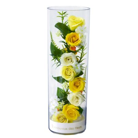 【ソープフラワー】アムール・デ・フルール/フルール・アン・ボトル S イエロー/AM25FBY