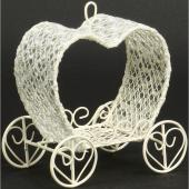 特価◎SG Wonder zone/オーガンジーハートの馬車S/517-120 - 花材通販