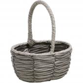 SG Wonder zone/PE手付きバスケットL ホワイト/ - 花材通販はなどんや