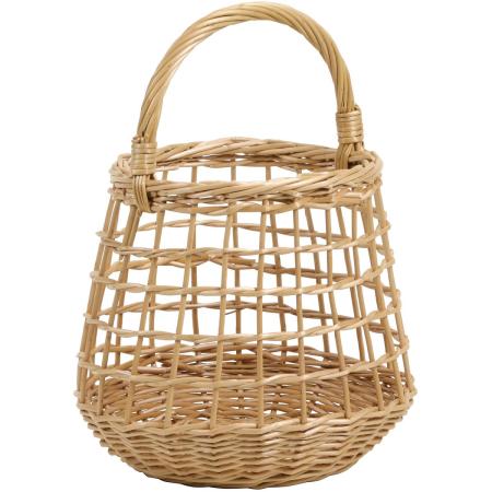 SG Wonder zone/煮柳スカシ丸型手付バスケットL/S307-003