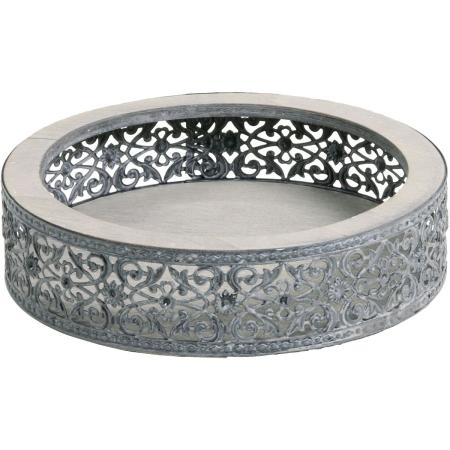 SG Wonder zone/アンティークブリキ&ウッドサークルL グレー/540-052G