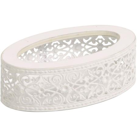 SG Wonder zone/アンティークブリキ&ウッドオーバル ホワイト/540-054W